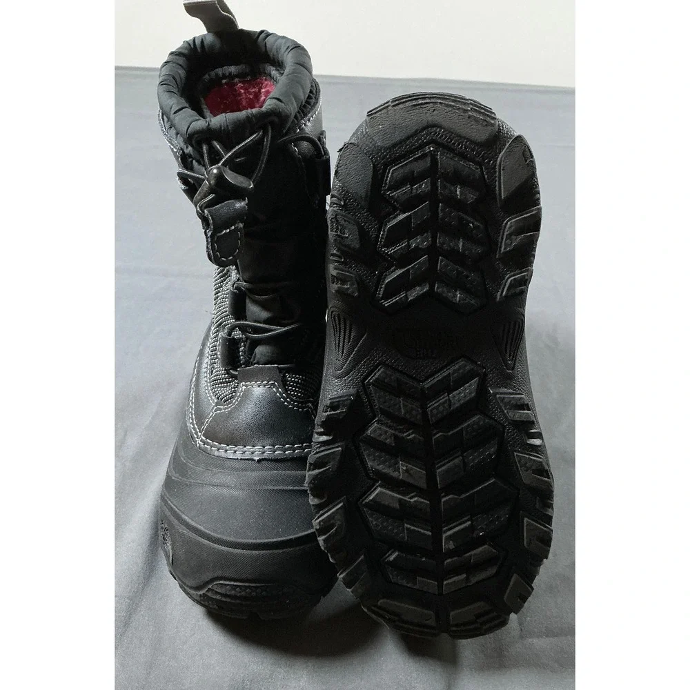 The North Face Kids Alpenglow IV Waterproof Snow Boots Black NF0A2T5P Size 1